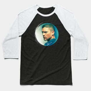 Michael Scofield signature Prison Break Baseball T-Shirt